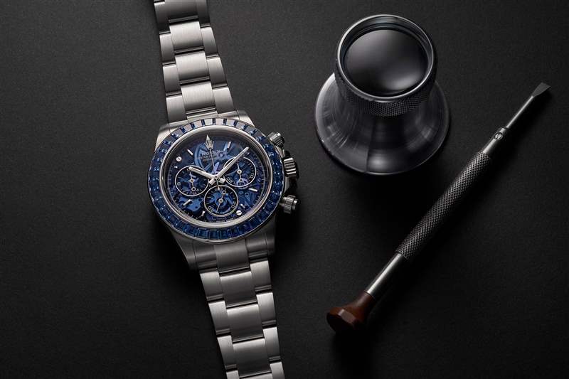 Artisans de Genève 宣布推出令人驚艷的全新藍(lán)寶石勞力士迪通拿“Arolla”-復(fù)刻表
