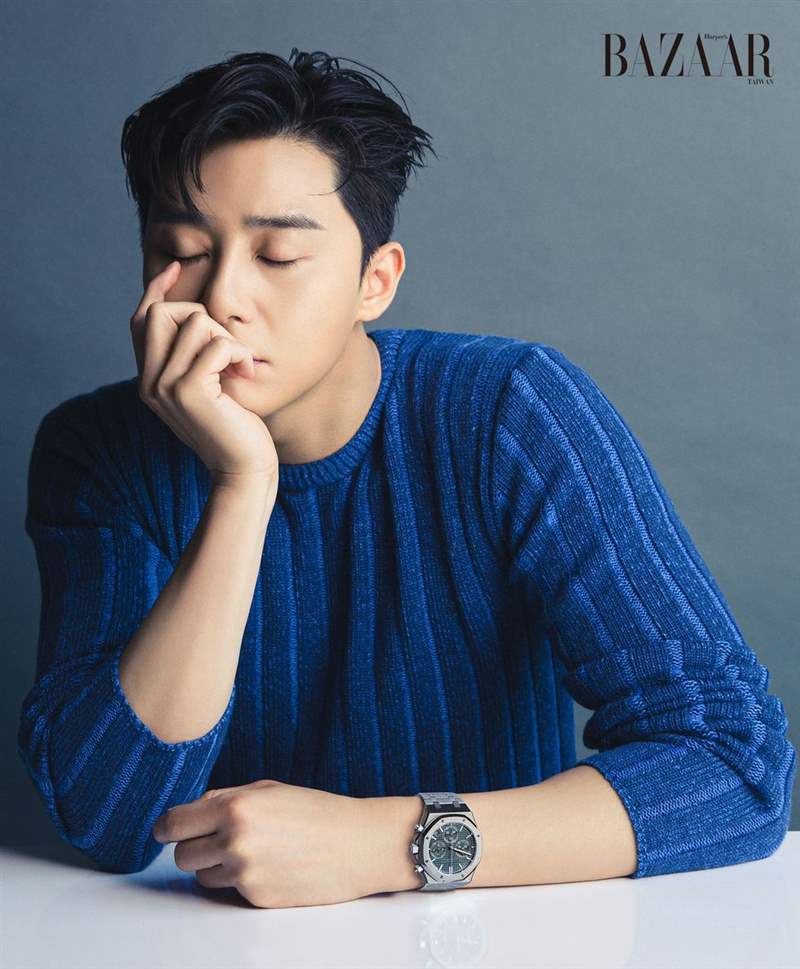 樸敘俊也是AP表鐵粉,登BAZAAR封面帥戴皇家橡樹超限量表款！-復(fù)刻表