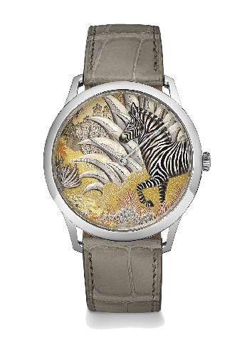 愛馬仕絲巾成為表盤亮點,把「愛馬仕藝術絲巾」圖騰收進表盤-復刻表