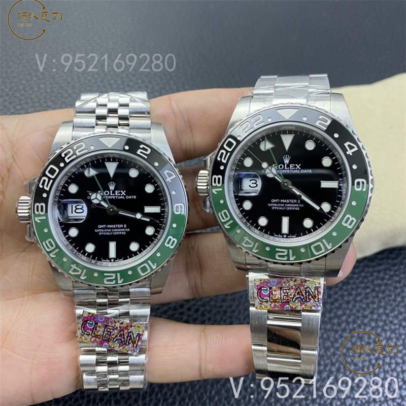 clean廠c廠勞力士雪碧圈黑綠圈左撇子復(fù)刻表做工怎么樣-復(fù)刻表