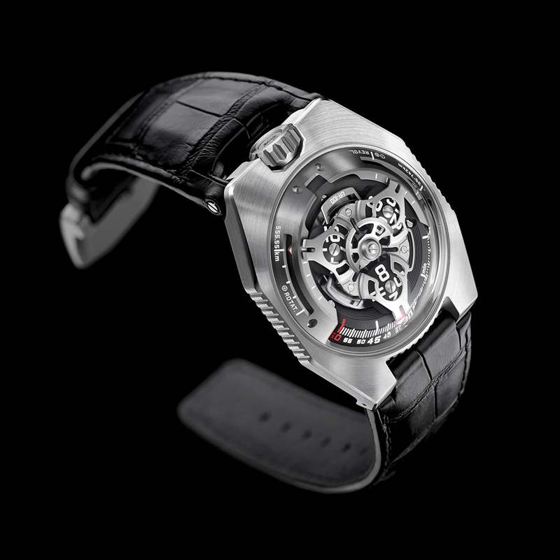 小眾手表：URWERK UR-100時空個性夜光手表-復(fù)刻表