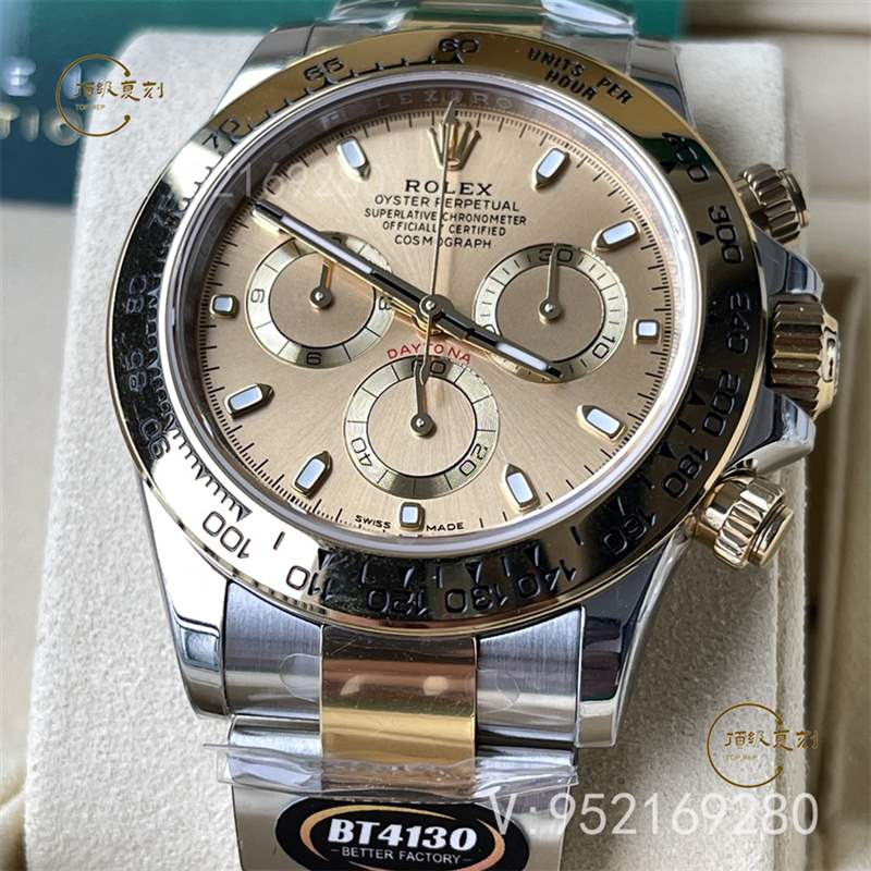 BT廠勞力士間金迪通拿4130機(jī)芯四色上市做工怎么樣-復(fù)刻表