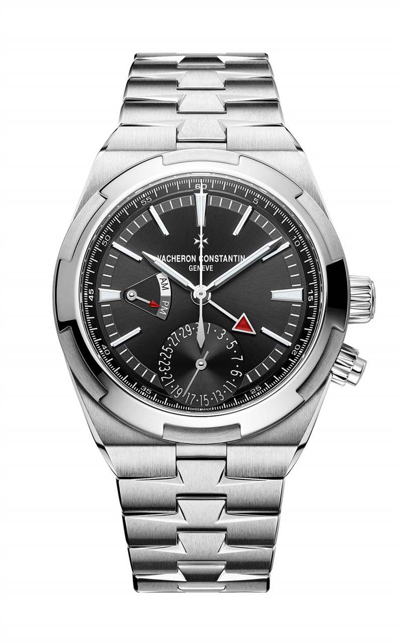 江詩丹頓海外雙時黑色腕表7900V/110A-B546-復(fù)刻表