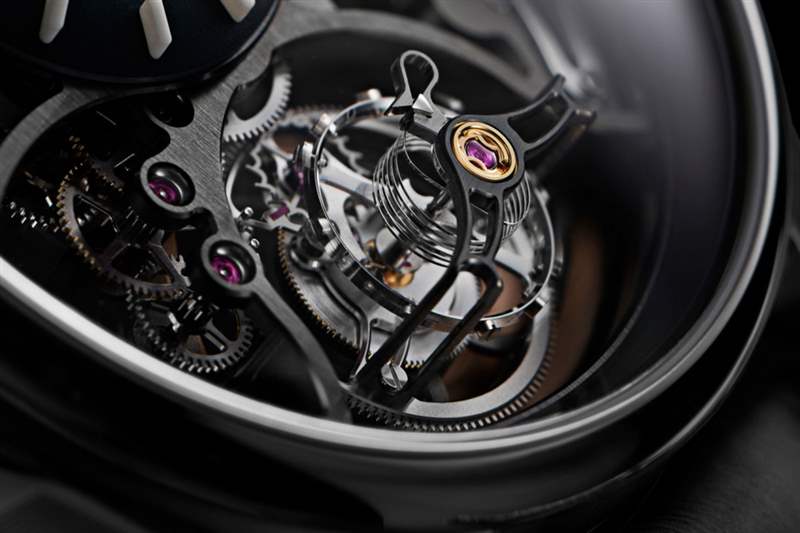 H. Moser & Cie.Pioneer Cylindrical Tourbillon Skeleton以全新方式打造圓柱陀飛輪機(jī)芯-復(fù)刻表