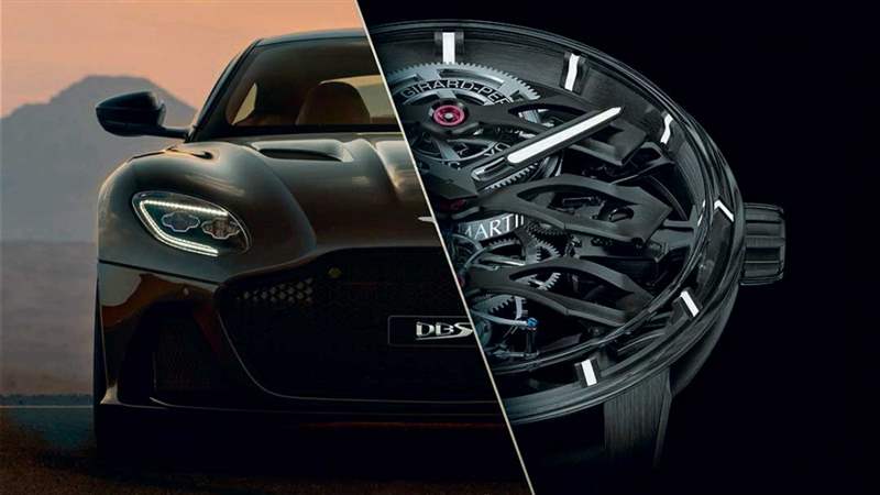 Girard-Perregaux芝柏表聯(lián)乘Aston Martin｜一身黑魂的Tourbillon with Three Flying Bridges - Aston Martin Edition-復刻表