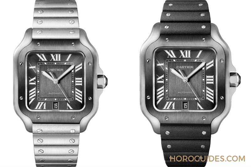 黑魂模式啟動！卡地亞Santos de Cartier大型款-復(fù)刻表