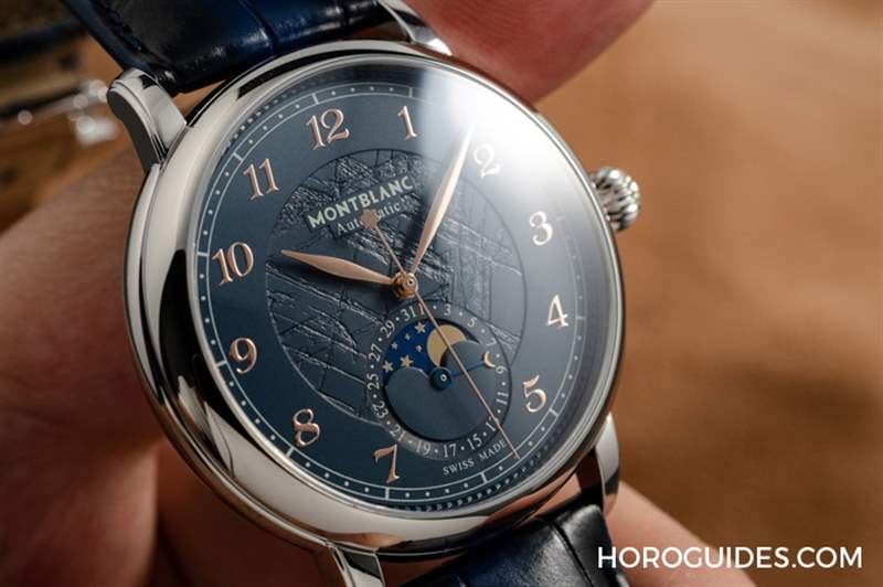 冰川紋藍面,暮色下的白朗峰頂印象|Montblanc明星傳承系列限量新作-復刻表