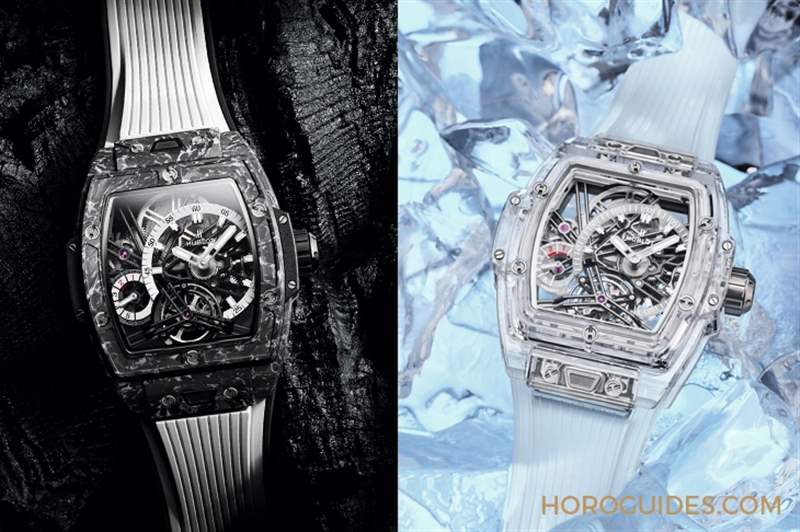 直搗靈魂的爆炸性美學｜Hublot Spirit Of Big Bang 陀飛輪5日鏈腕表-白色碳纖維款、藍寶石款-復刻表