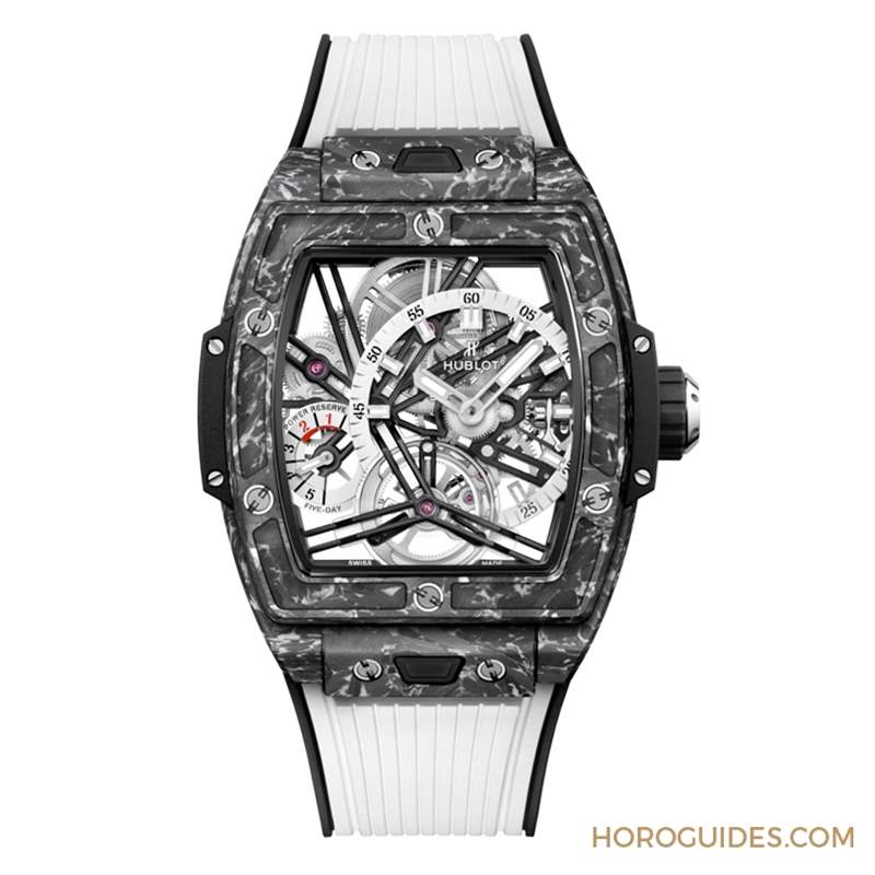 直搗靈魂的爆炸性美學｜Hublot Spirit Of Big Bang 陀飛輪5日鏈腕表-白色碳纖維款、藍寶石款-復刻表