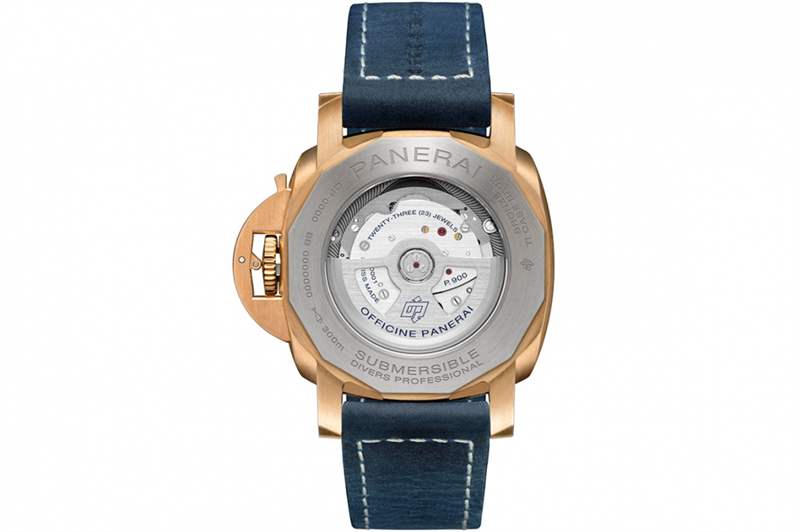 沛納海Panerai 2021全新青銅表｜Submersible Bronzo Blu Abisso更落力保護海洋-復(fù)刻表