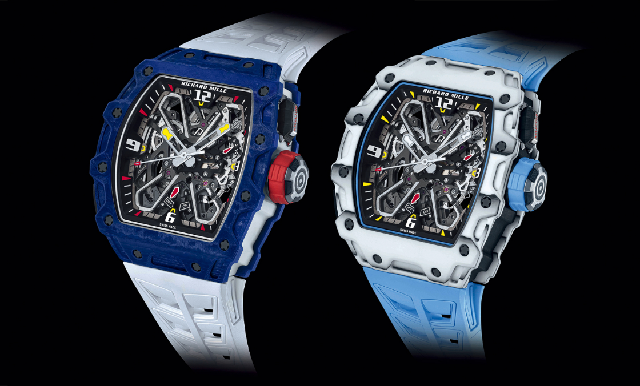 蝶形自動盤，自由切換上鏈模式！RICHARD MILLE RM 35-03 Rafael Nadal自動上鏈腕表-復刻表