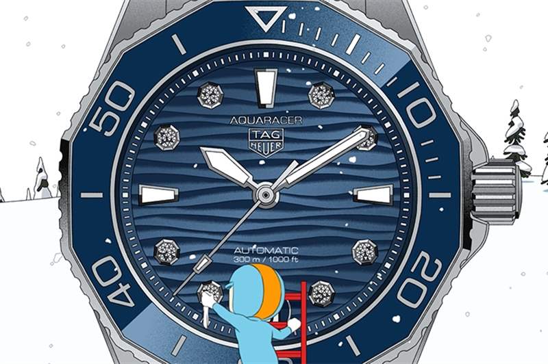 泰格豪雅眾代言人Q萌現身，為圣誕節挑表選禮獻計！-復刻表