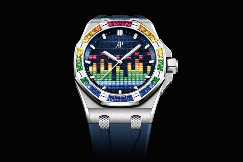 Audemars Piguet愛彼最新Royal Oak Offshore Selfwinding Music Edition|大膽將腕表化作Equalizer-復(fù)刻表