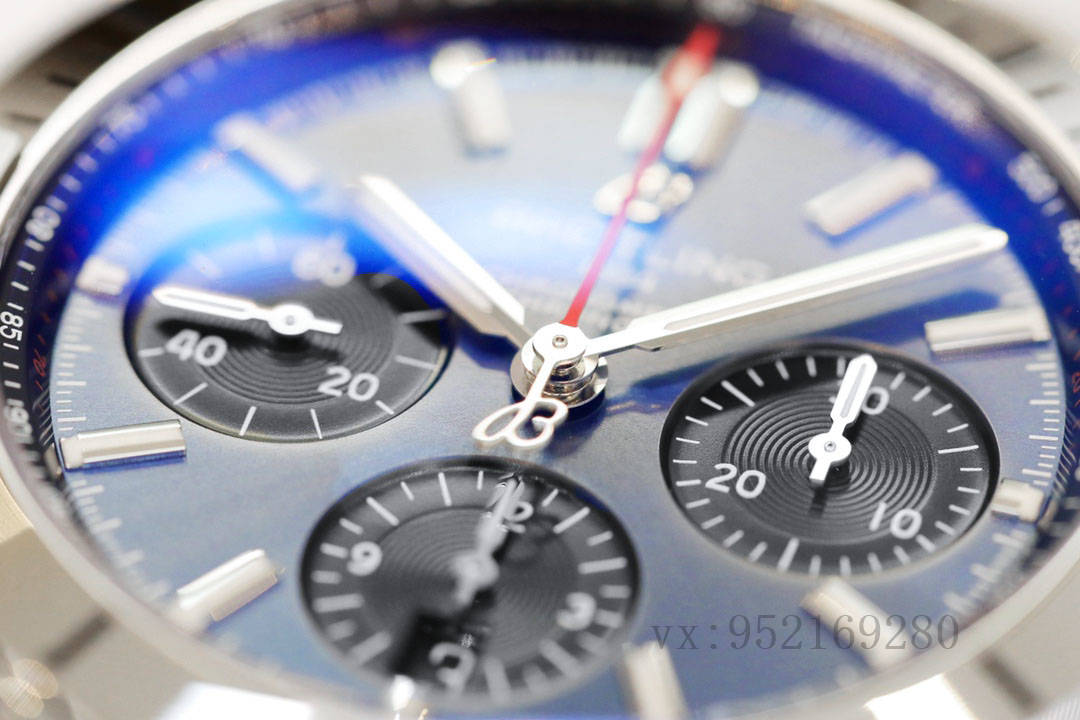 GF廠百年靈大鋼王機械計時藍盤腕表質量怎么樣-復刻表