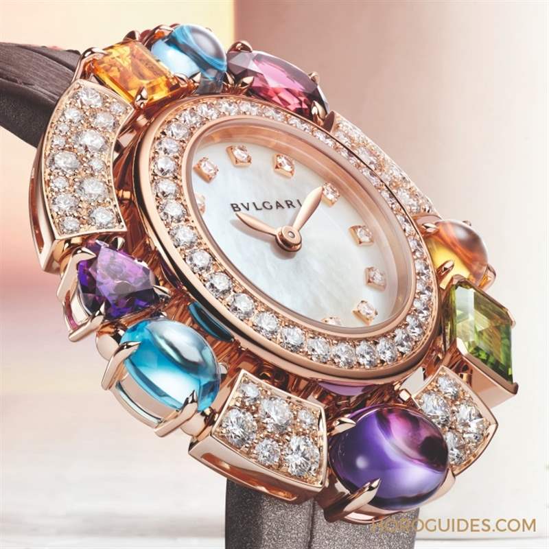 義式珠寶美學(xué)加持！BVLGARI Allegra腕表的彩寶光環(huán)-復(fù)刻表