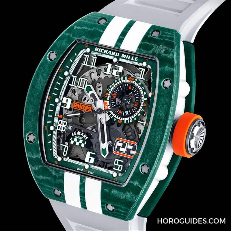 以賽事識別配色入作！第八款Richard Mille RM 029利曼經典賽腕表亮相-復刻表