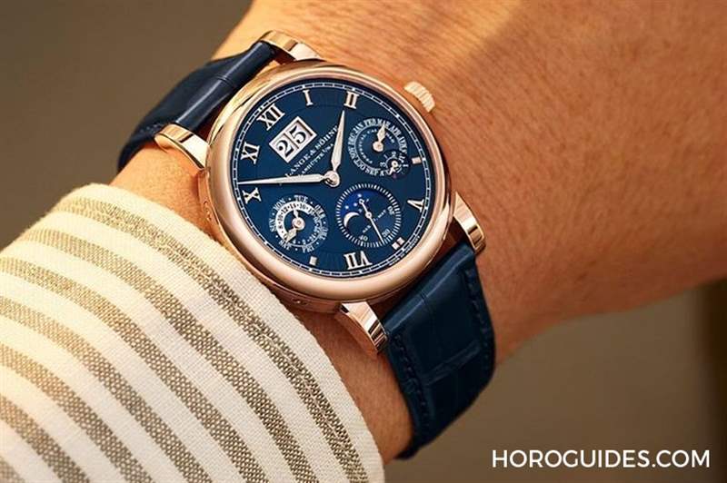 朗格Langematik Perpetual 20周年藍面限量版，標志性大日期萬年歷新款亮相-復刻表