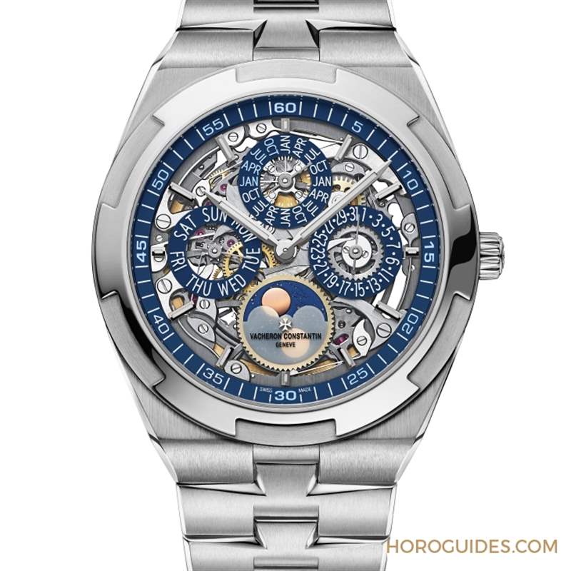 江詩丹頓Overseas超薄萬年歷首見白金材質-復刻表