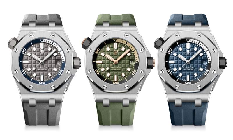 時尚新色、快拆表帶！AP全新皇家橡樹離岸型ROO Diver-復刻表
