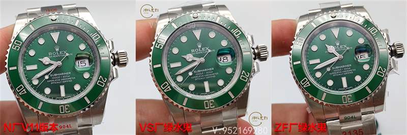 VS廠、ZF廠、N廠勞力士水鬼獨(dú)家對(duì)比,哪家復(fù)刻做工最為出色呢-復(fù)刻表