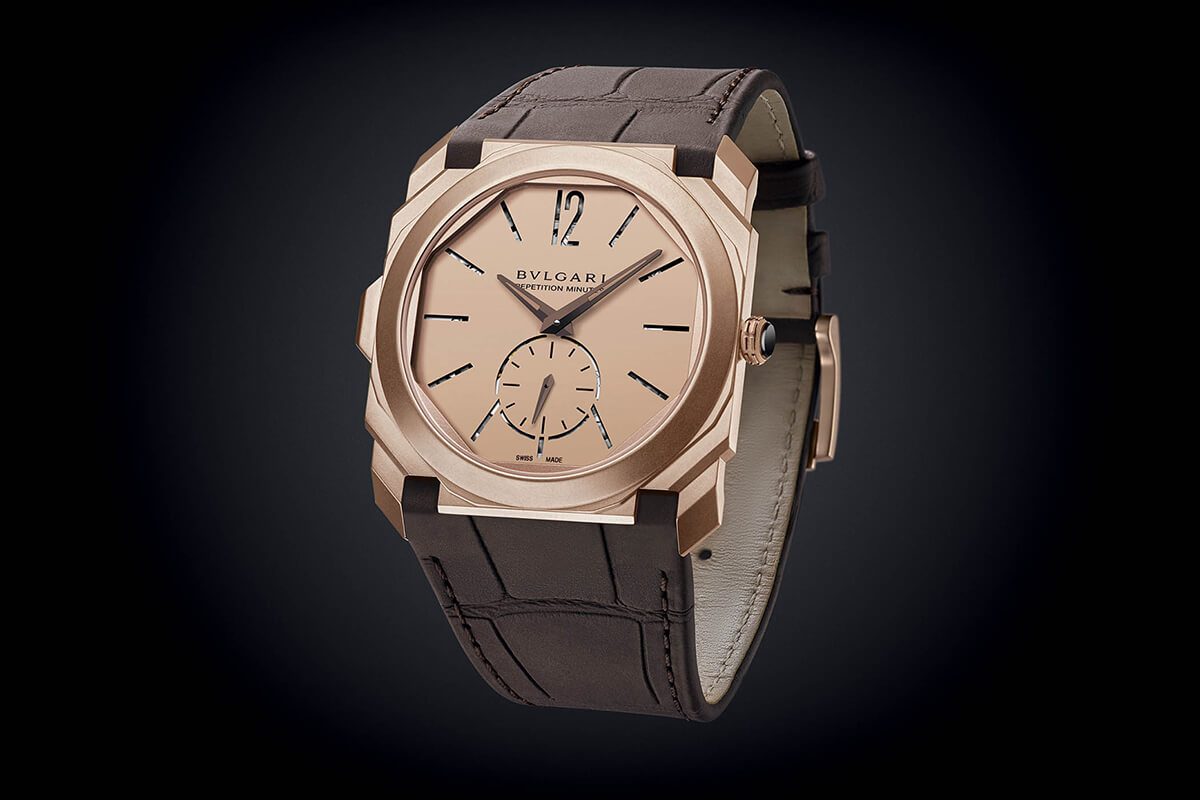 寶格麗Octo Finissimo三問功能玫瑰金腕表-復刻表