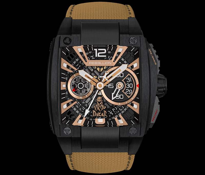 叛亂REBELLION雷伏特計時達喀爾，沙漠的呼喚-復刻表