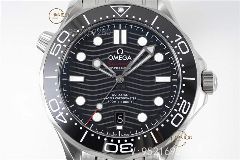 ZF廠歐米茄海馬300獨家黑色旋渦擺輪,超越vs廠和or廠海馬-復刻表