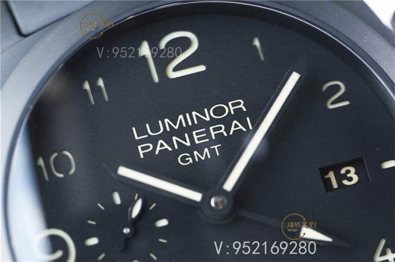 VS廠沛納海pam438黑陶瓷腕表詳細評測,鍍黑機芯更接近正品-復刻表