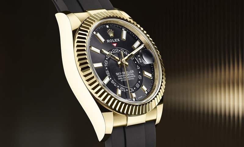 ROLEX Sky-Dweller首次搭配黑橡膠表帶!-復刻表
