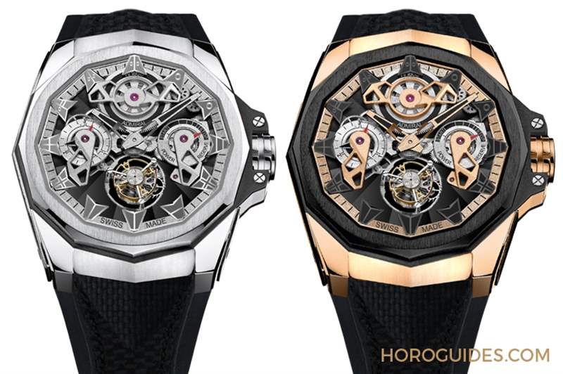 海洋風格領航之選|Corum海軍上將AC-One 45鏤空陀飛輪與AC-One 38女仕鉆表-復刻表