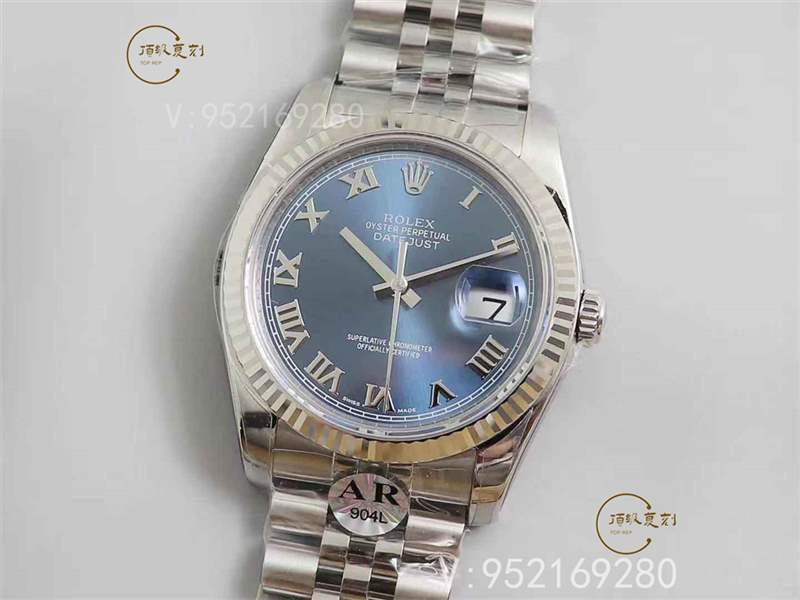 AR廠勞力士v3版日志36mm羅馬數(shù)字盤質(zhì)量如何，對比正品怎么樣-復(fù)刻表