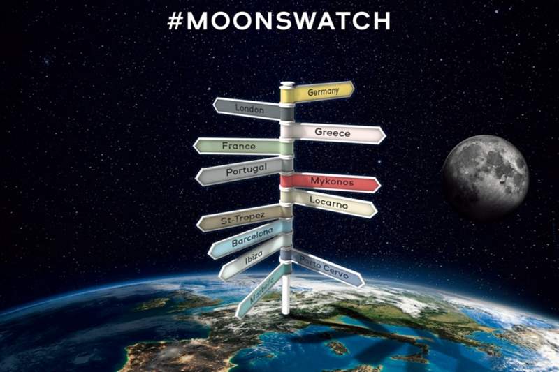 11顆移動(dòng)的行星！Swatch MoonSwatch的歐洲夏季巡演-復(fù)刻表