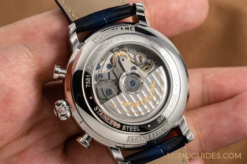 冰川紋藍面,暮色下的白朗峰頂印象|Montblanc明星傳承系列限量新作-復刻表