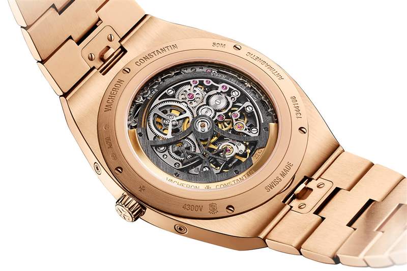 江詩丹頓超薄萬年歷鏤空月相腕表4300V-復刻表