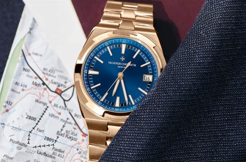 江詩丹頓2020新作！ Vacheron Constantin Overseas自動上鏈腕表帶來典雅粉紅金X藍(lán)面設(shè)定