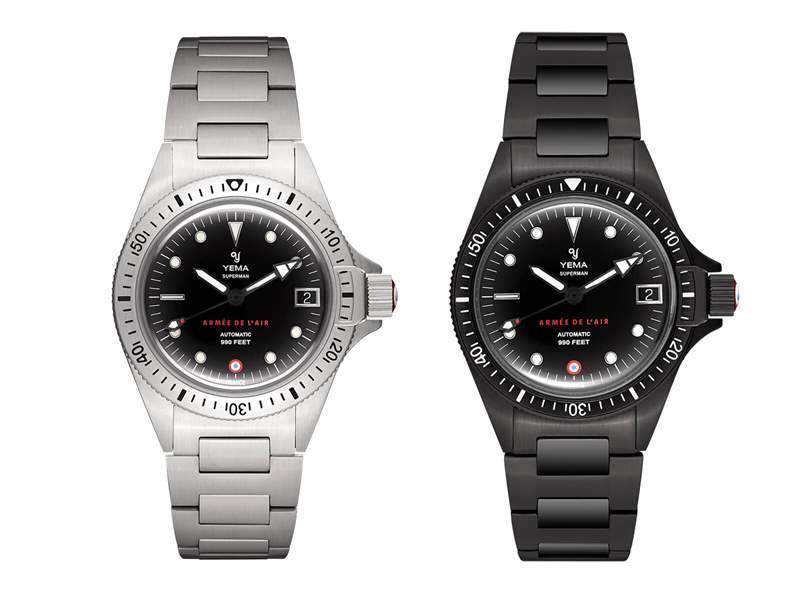 法國小眾手表YEMA野馬超人法國空軍限量版機械表-復刻表