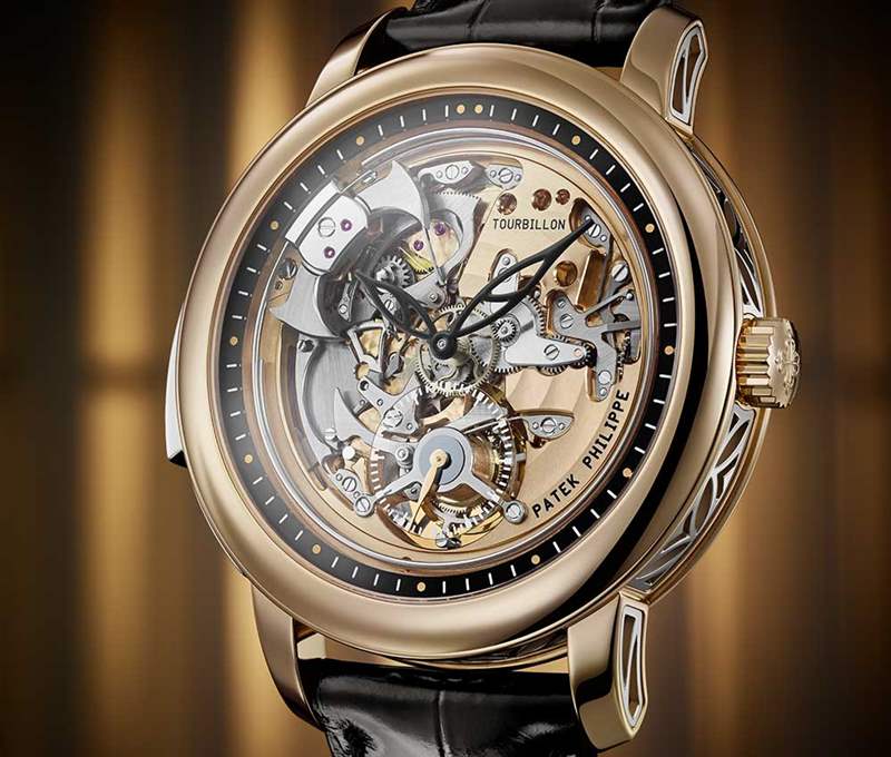 百達(dá)翡麗三問報(bào)時(shí)陀飛輪腕表 型號(hào) 5303R-001-復(fù)刻表