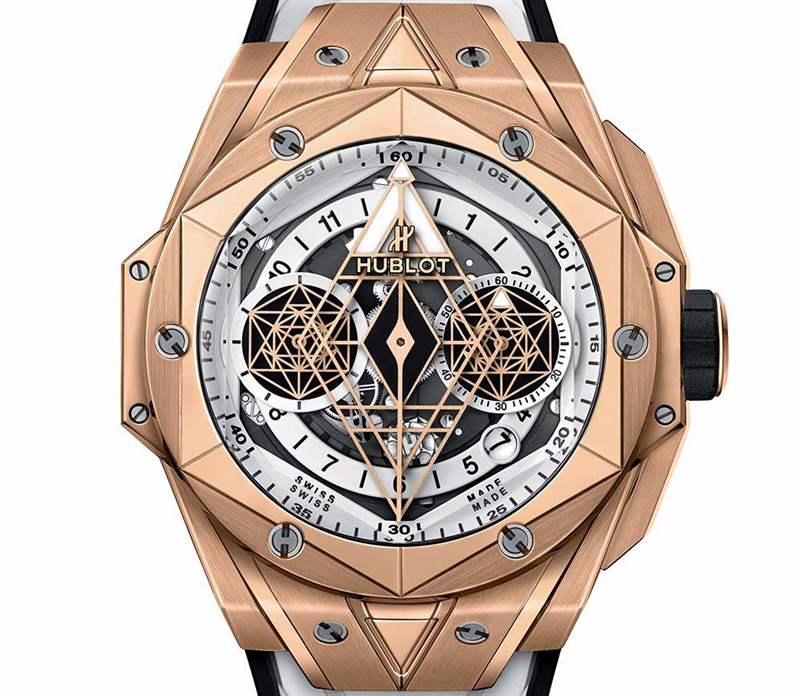 宇舶大爆炸唱BLEU Ⅱ白色，Big Bang Sang Bleu II White-復刻表