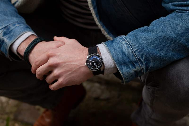 法國小眾機械手表海軍藍Le Forban Sécurité Mer Malouine-復刻表