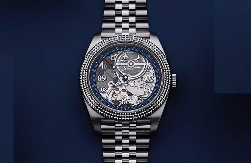 (Source:Artisans de Genève) 意大利鋼門GiGi勞力士Datejust鏤空改裝表極吸睛命名:孤獨時光-復刻表