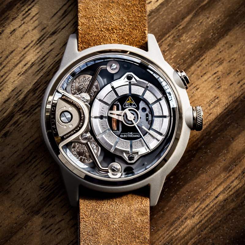 電力人Electricianz DeZert復古小眾瑞士多功能機械表-復刻表