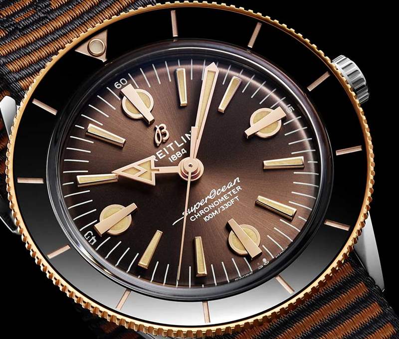 百年靈超級(jí)海洋遺產(chǎn)'57外為人所知-復(fù)刻表