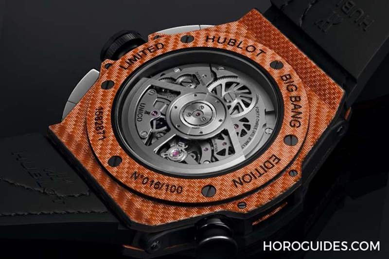 橘色、超輕量、可計桿數(shù)，Hublot Big Bang Unico高爾夫球表新色亮相-復刻表