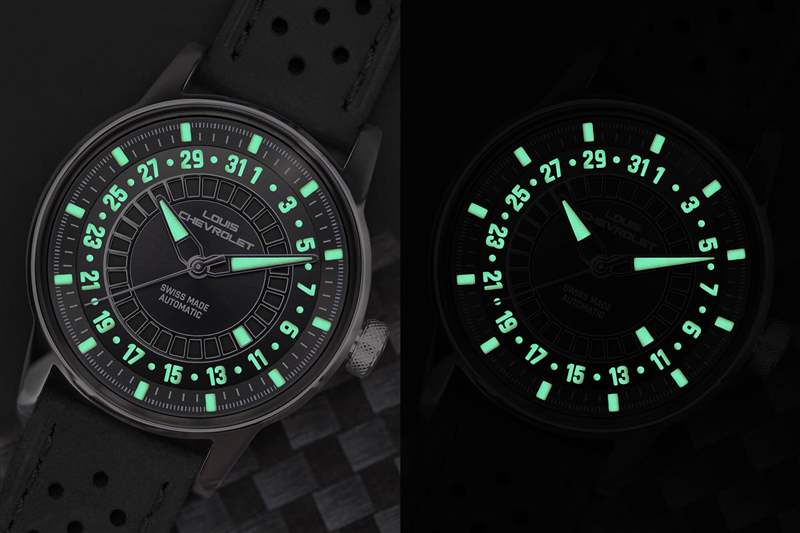 路易斯Chevrolet Frontenac飛行日期腕表Frontenac LC9-復刻表