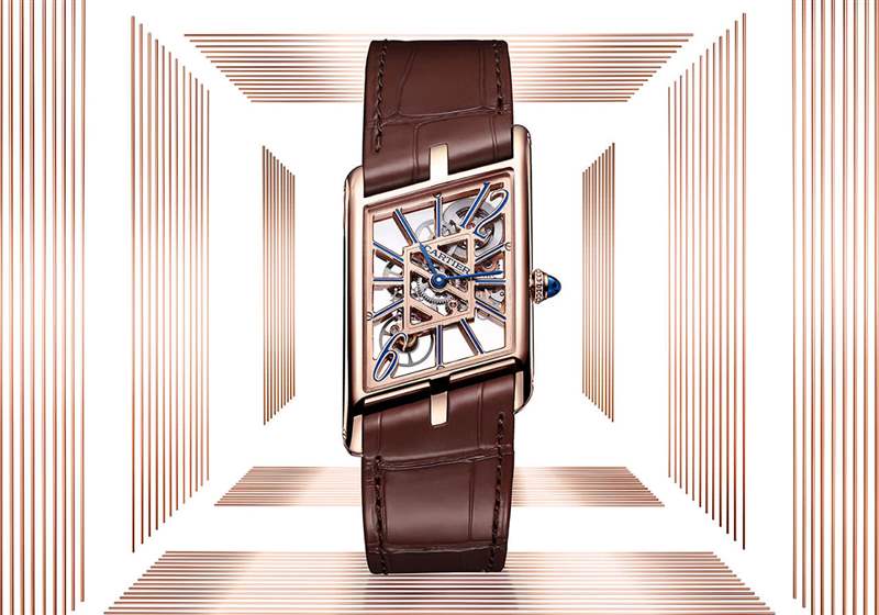 卡地亞坦克Asymétrique 2020系列斜四方菱形奇怪設(shè)計(jì)的手表WGTA0042-復(fù)刻表