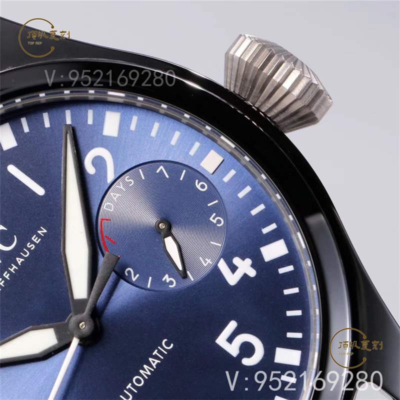 ZF廠萬(wàn)國(guó)大飛-ZF廠萬(wàn)國(guó)大飛行員IW502003藍(lán)盤(pán)陶瓷復(fù)刻做工怎么樣-復(fù)刻表