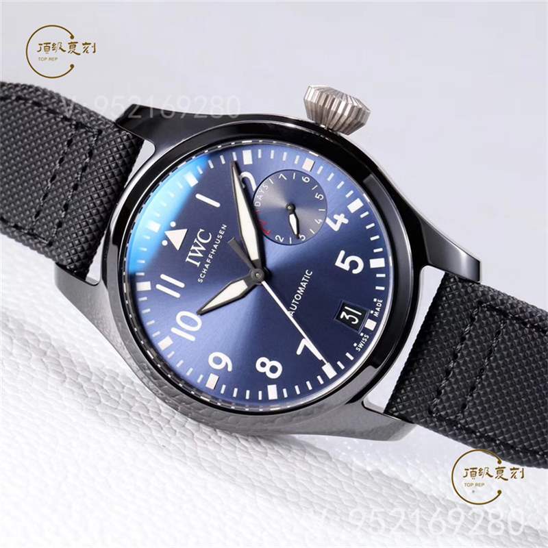 ZF廠萬(wàn)國(guó)大飛-ZF廠萬(wàn)國(guó)大飛行員IW502003藍(lán)盤(pán)陶瓷復(fù)刻做工怎么樣-復(fù)刻表