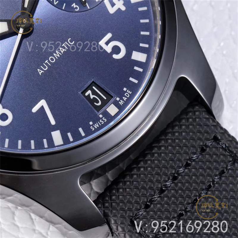 ZF廠萬(wàn)國(guó)大飛-ZF廠萬(wàn)國(guó)大飛行員IW502003藍(lán)盤(pán)陶瓷復(fù)刻做工怎么樣-復(fù)刻表