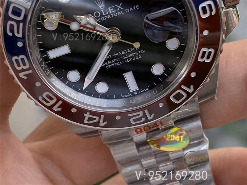 N廠勞力士格林尼治紅藍(lán)可樂圈「m126710blnr-0001」復(fù)刻做工評測-復(fù)刻表