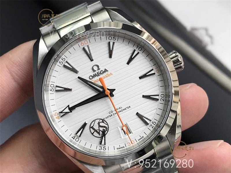 VS廠歐米茄海馬150柚木白盤橙針復刻表做工怎么樣-220.10.41.21.02.001-復刻表
